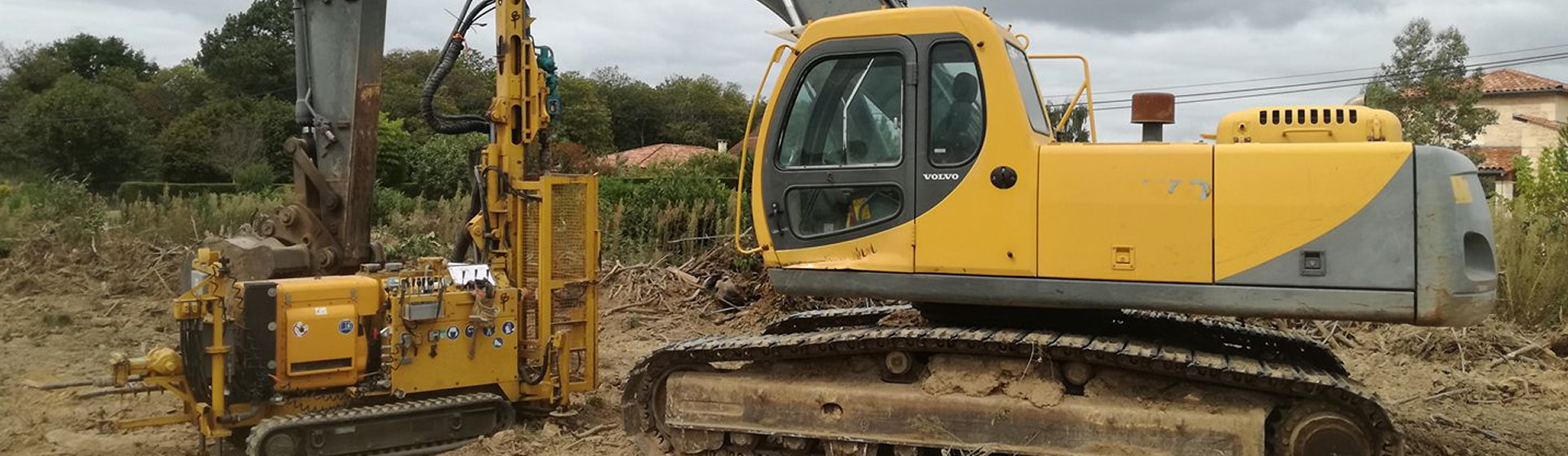 Étude de sol pour construction à Malemort - intervention de Geoccitane